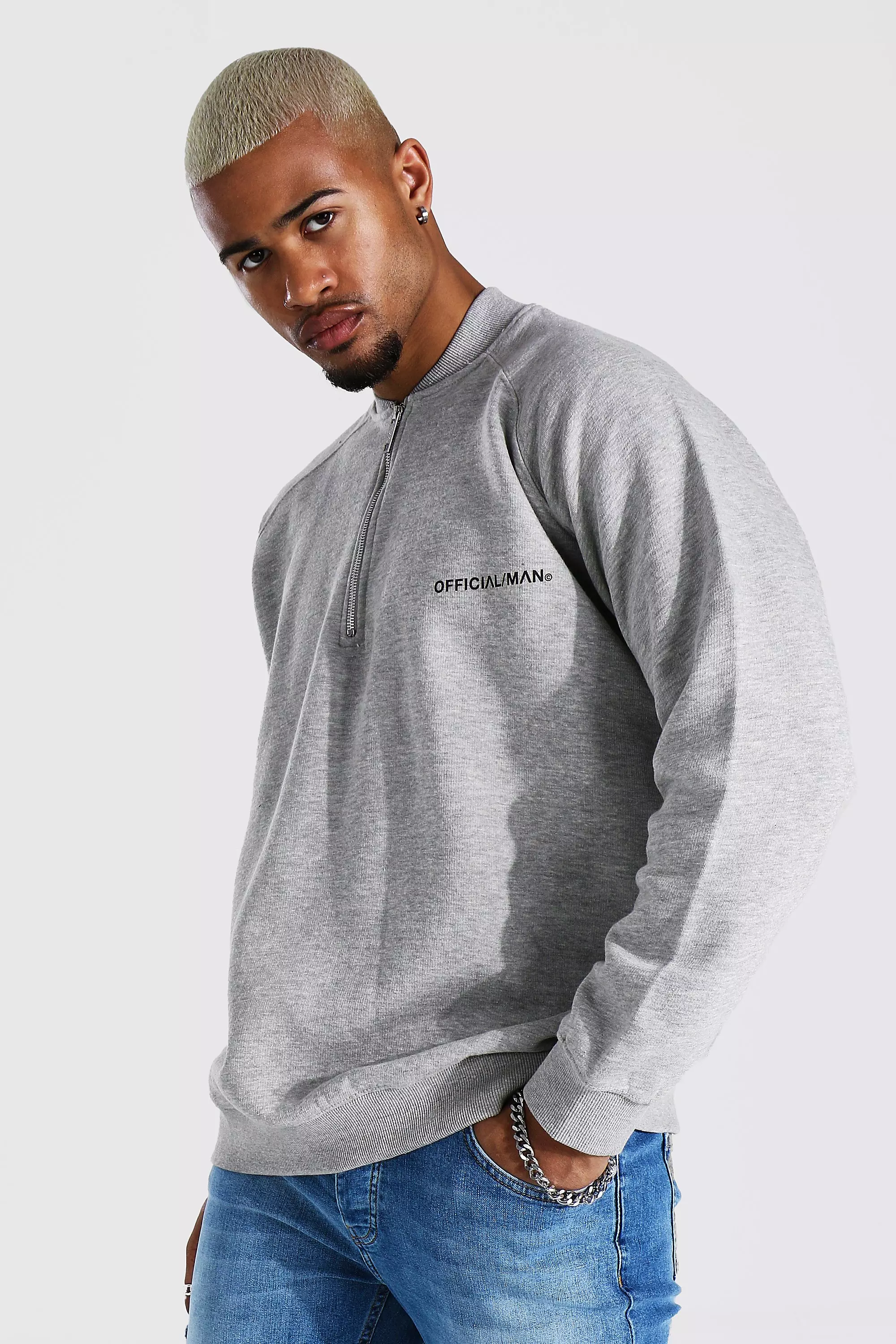 Bomber sweatshirt mens best sale